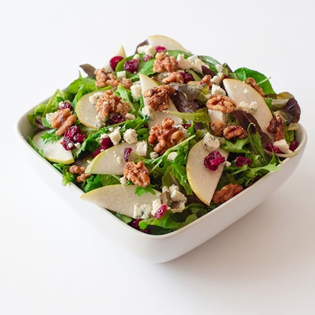 Pear & Gorgonzola Salad.