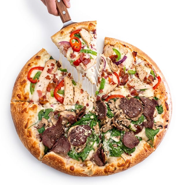 The Best of Both Worlds Pizza.